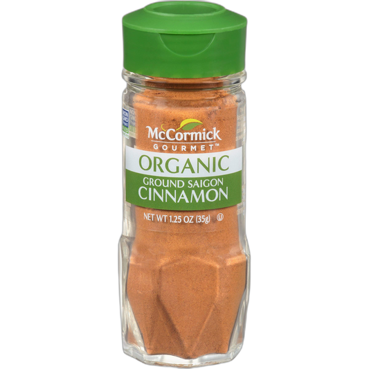 McCormick Gourmet Organic Ground Saigon Cinnamon, 1.25 oz