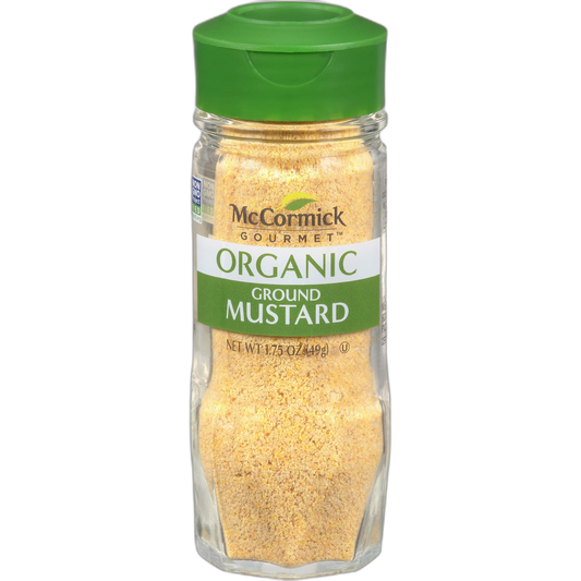 McCormick Gourmet Organic Ground Mustard, 1.75 Oz