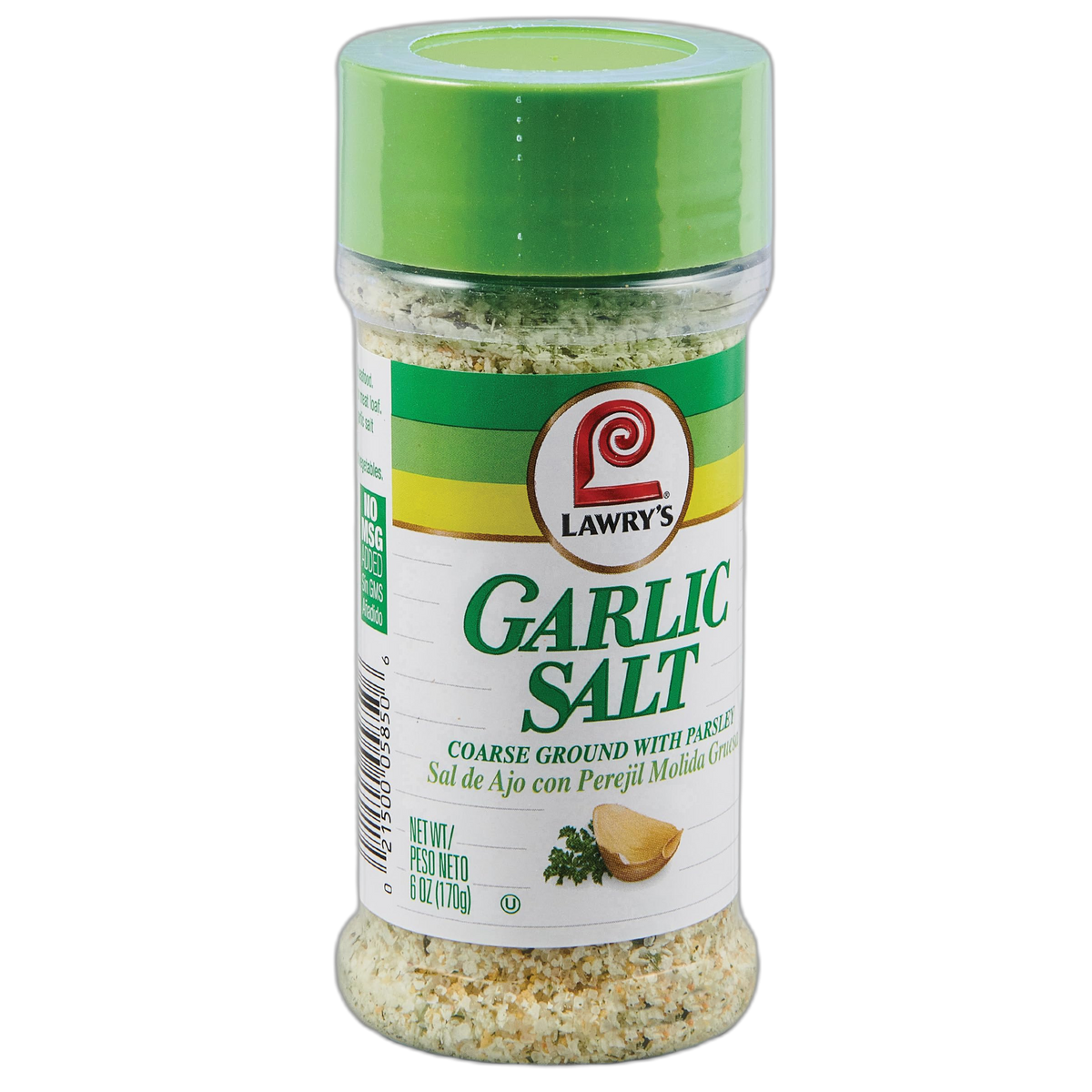Lawry's Coarse Ground with Parsley Garlic Salt, 6 oz