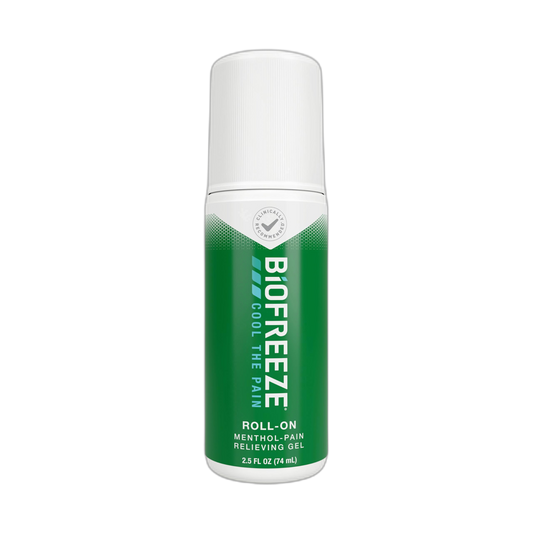 Biofreeze Roll On Pain Relief, Knee & Lower Back Relief, Arthritis Pain Reliever, Sore Muscle Relief, Neck Pain Relief, Cooling Joint Pain, FSA Eligible, Menthol Gel 2.5 Fl Oz