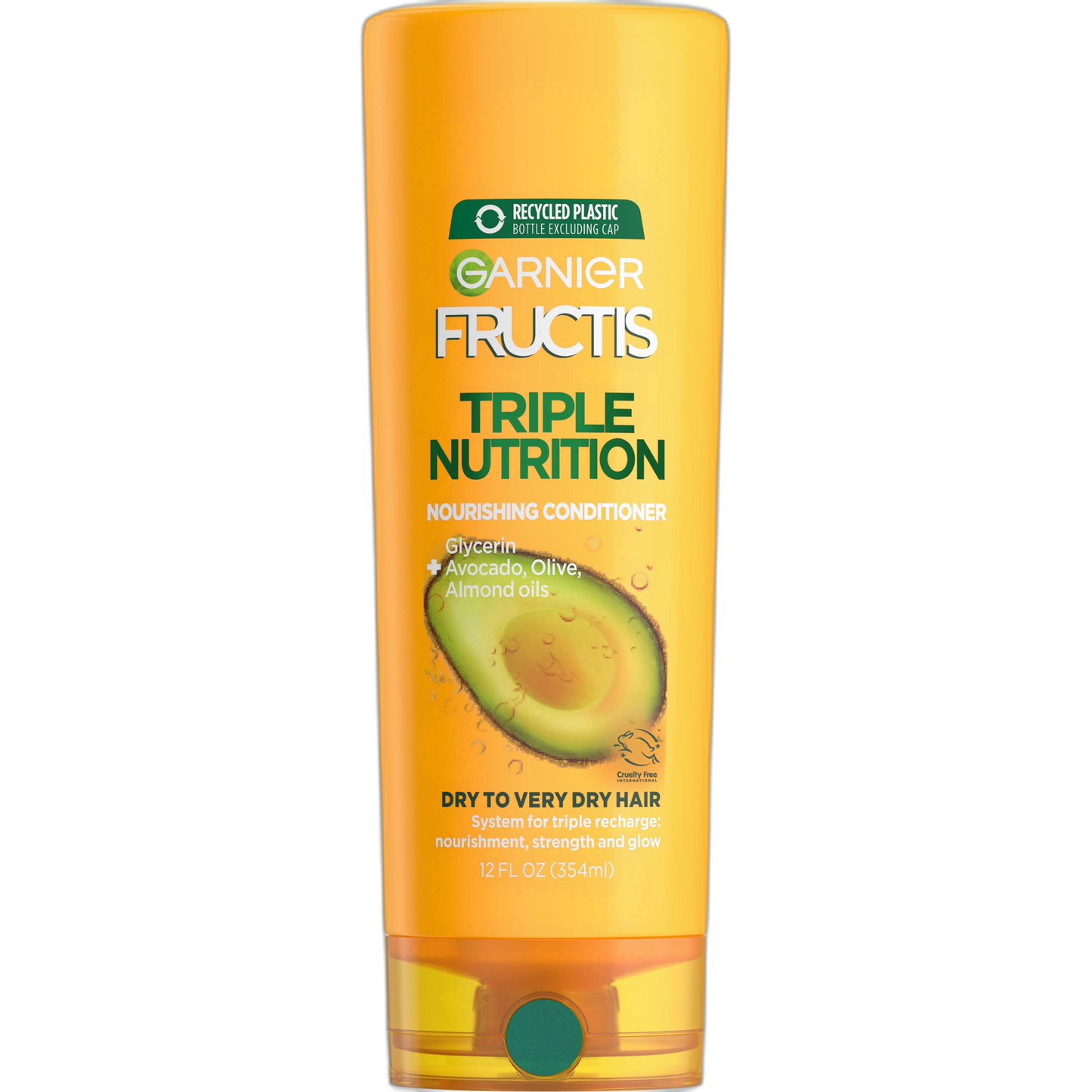 Garnier Fructis Triple Nutrition Conditioner, Dry to Very Dry Hair, 12 fl. oz.