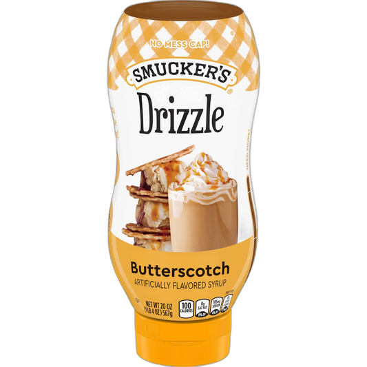 Smucker’s Drizzle Butterscotch Artificially Flavored Syrup, 20 Oz. Squeeze Bottle