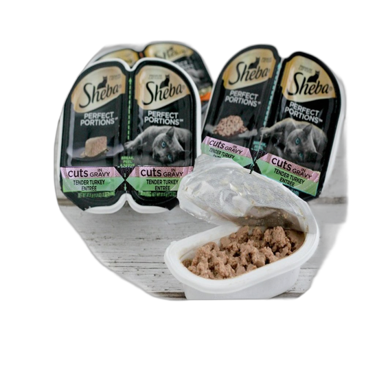 Sheba Perfect Portions Cuts in Gravy Tender Turkey Entree` (5-2 Pack=10 Single Servings), Model Number: 798538