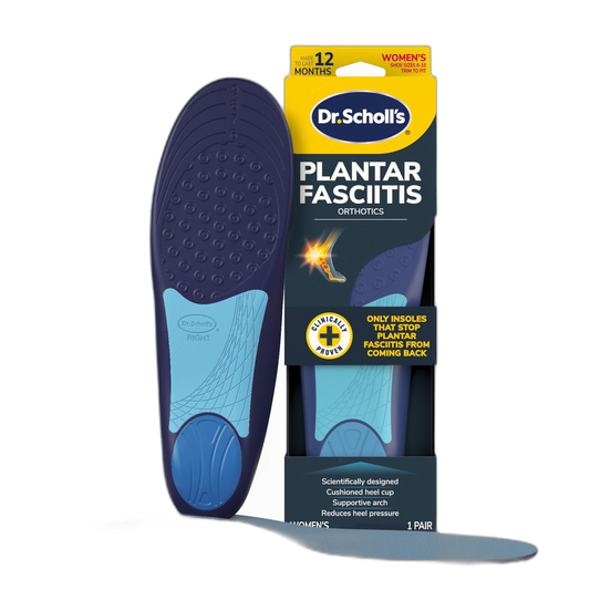 Dr. Scholl’s Plantar Fasciitis Relief Orthotic Insoles for Women - The Only Proven Insole to Stop Plantar Fasciitis from Coming Back, Immediately Relieves Pain, Heel Spurs, Arch Support Inserts