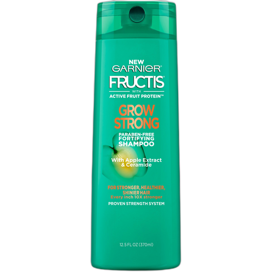 Garnier Hair Care Fructis Grow Strong Shampoo, 12.5 Fluid Ounce