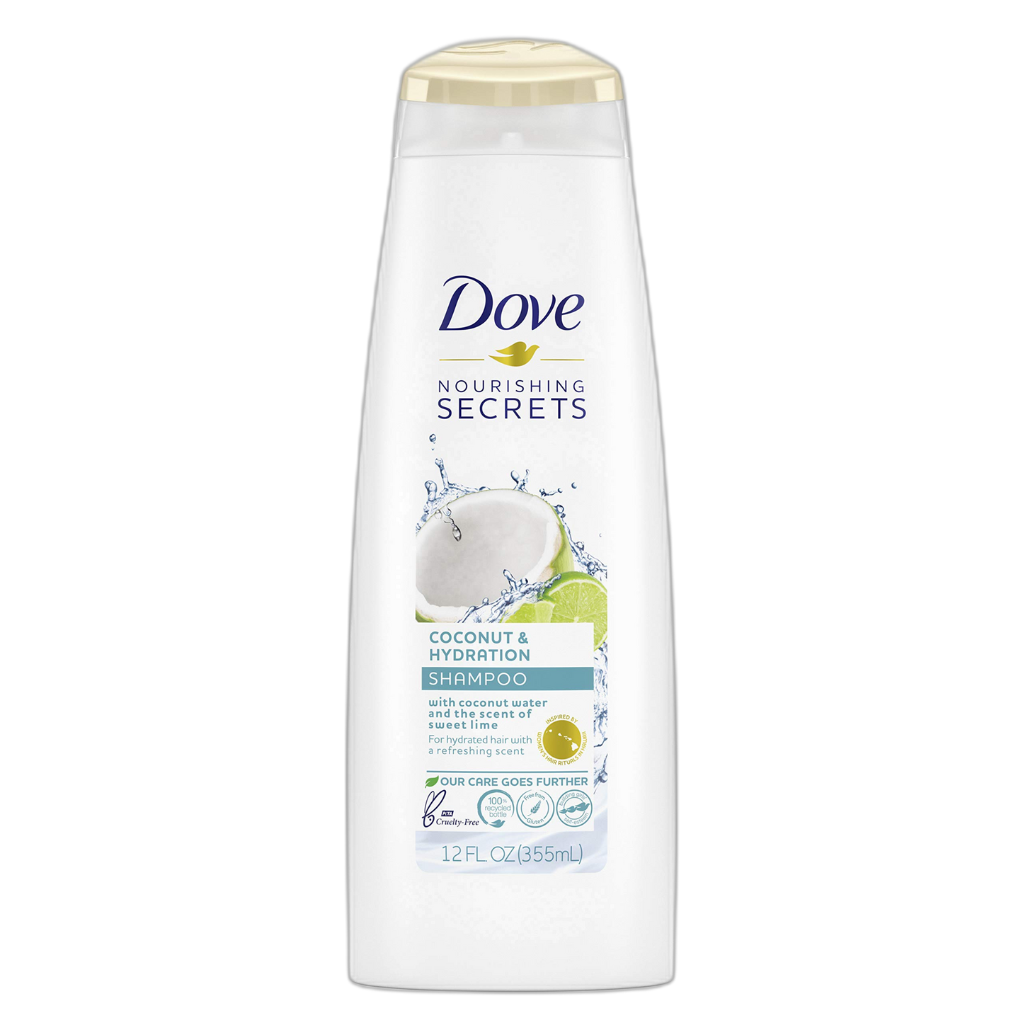 Dove Nourishing Secrets Shampoo Shampoo for Dry Hair Coconut and Hydration Shampoo for Dry Hair 12 oz