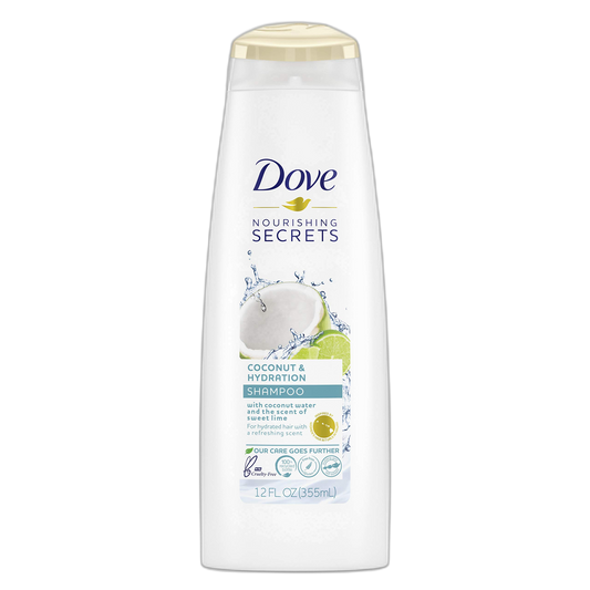 Dove Nourishing Secrets Shampoo Shampoo for Dry Hair Coconut and Hydration Shampoo for Dry Hair 12 oz