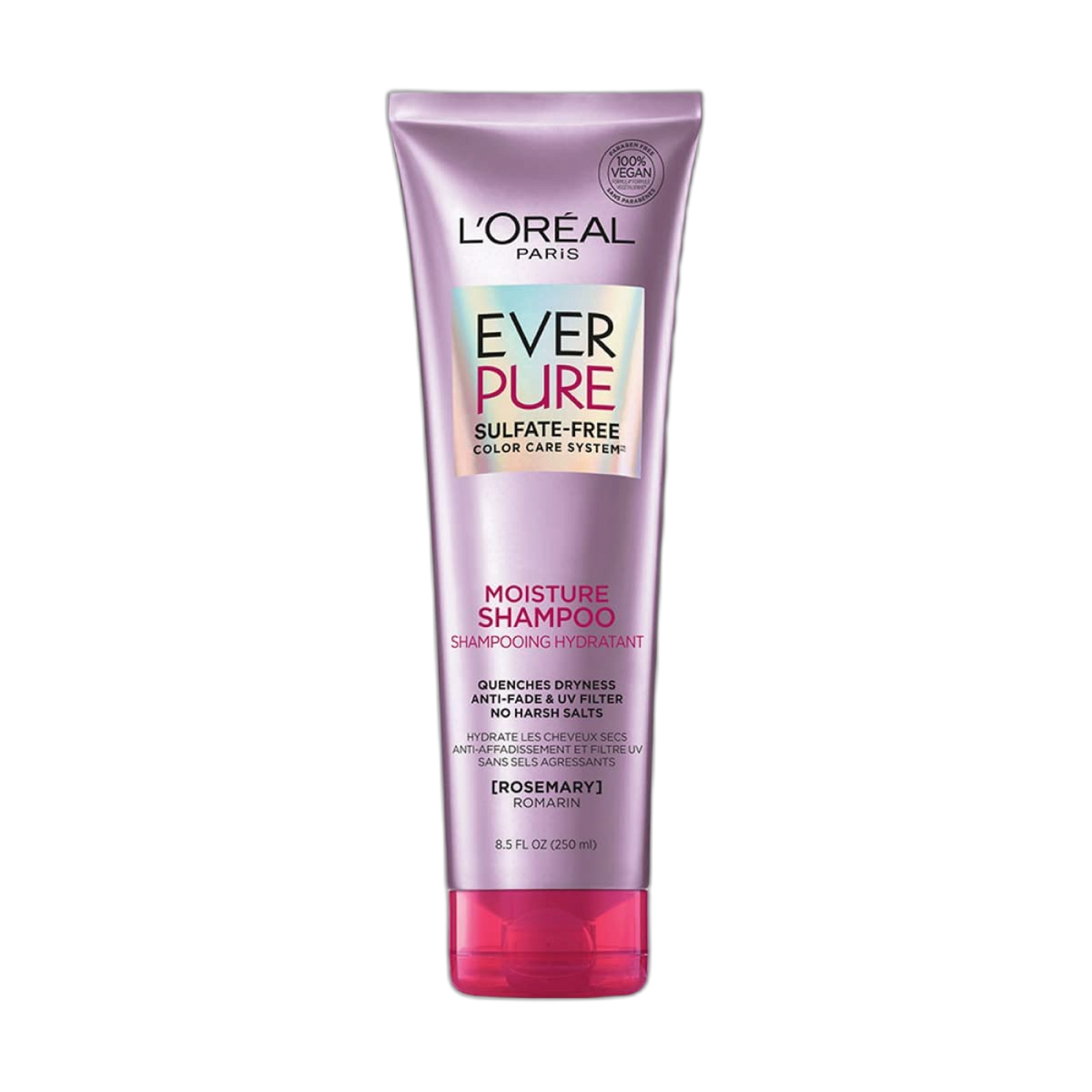 L’Oreal ParisEver Pure Moisture Shampoo Rosemary, 8.5 Fl Oz (Pack of 2)