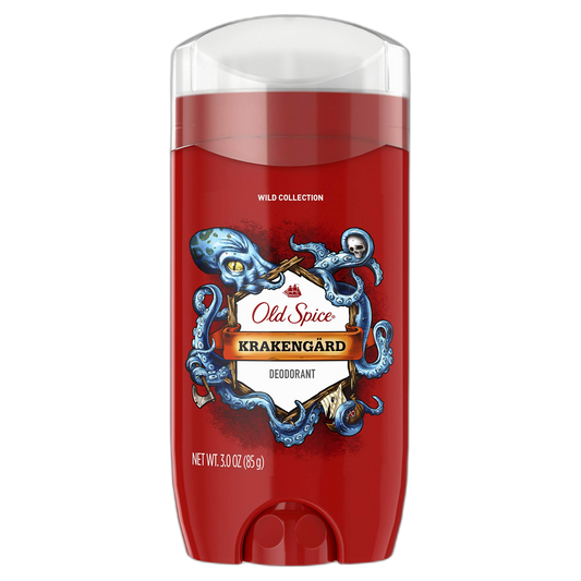 Old Spice Deodorant Wild Collection Krakengard, 3.0 Oz