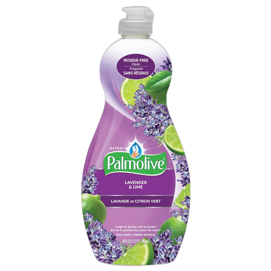Palmolive Ultra Liquid Dish Soap,Lavender & Lime - 20 Fluid Ounce (9 Pack)
