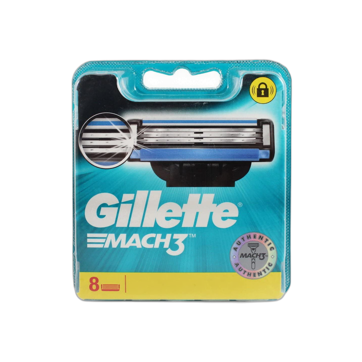 Gillette Mach 3-8 Count (1 x 8 Pack)