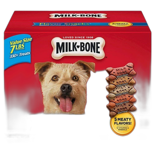 Milk-Bone Flavor Snacks Dog Treats Small/Medium Sized Dogs 7 Pound