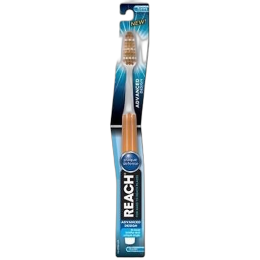 REACH Advanced Design Toothbrushes Soft Full Head Value Pack, 2 Count