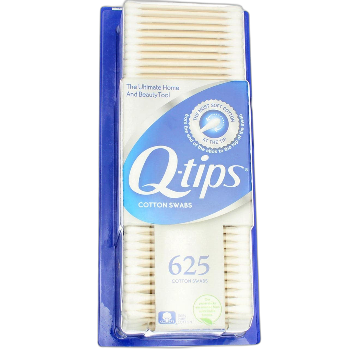 Q-Tips Cotton Swabs 625 Count (Packaging may Vary)