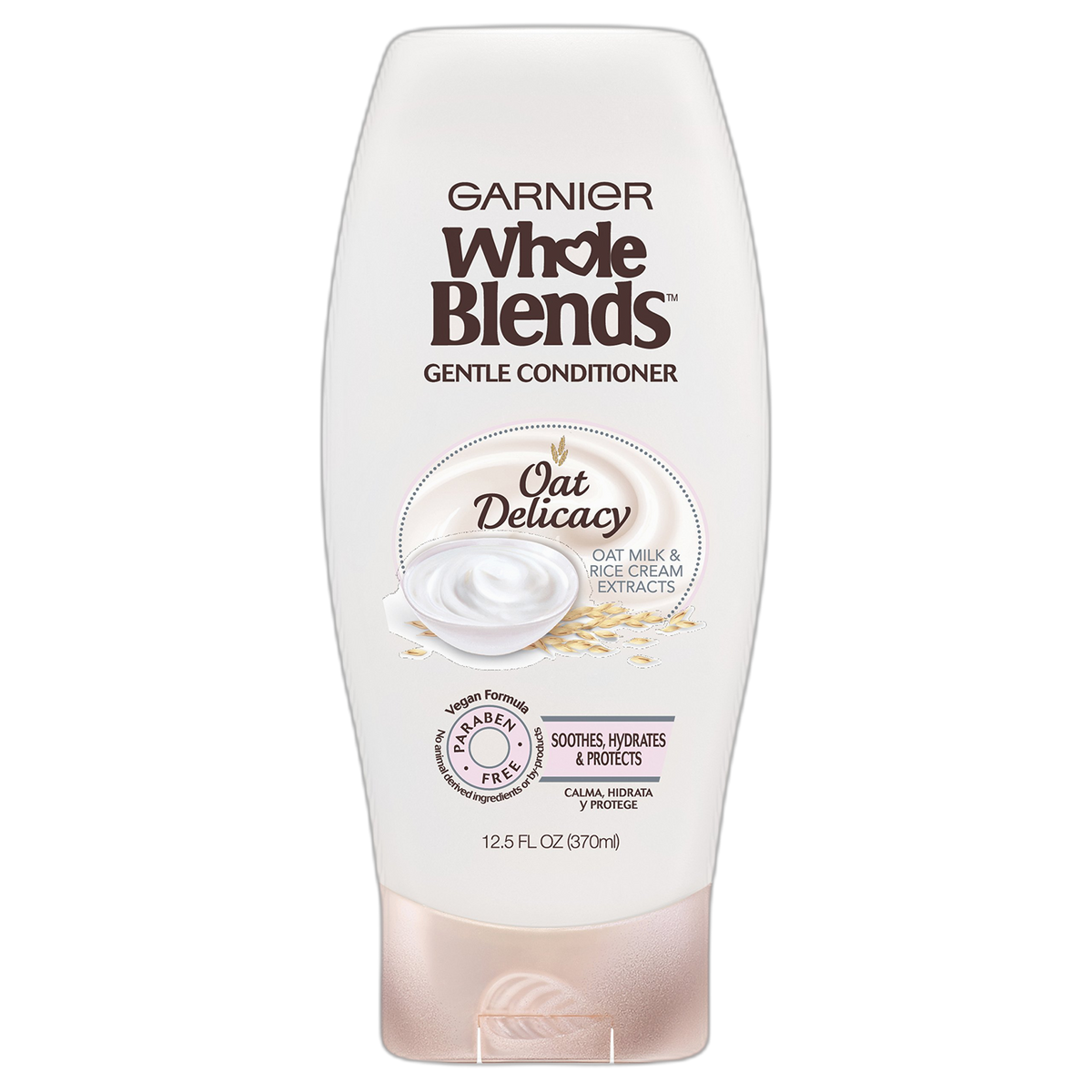 Garnier Whole Blends Gentle Conditioner Oat Delicacy, For Sensitive Scalp, 12.5 fl. oz.