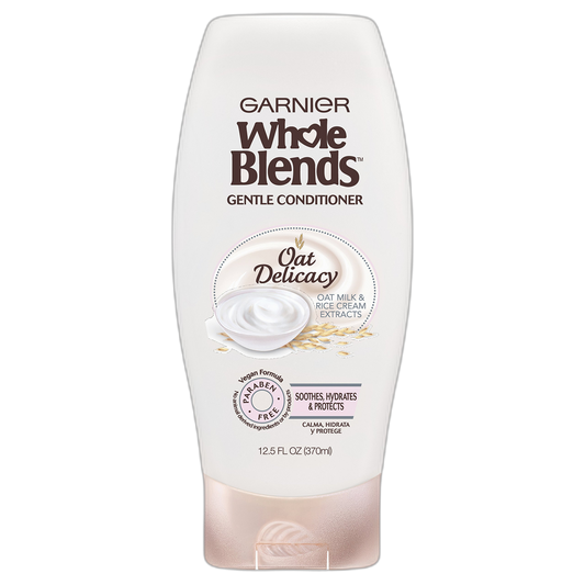 Garnier Whole Blends Gentle Conditioner Oat Delicacy, For Sensitive Scalp, 12.5 fl. oz.