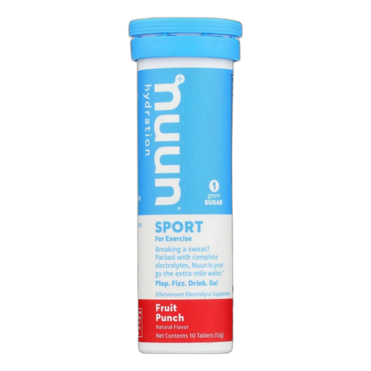 NUUN Fruit Punch Drink Tabs, 10 CT