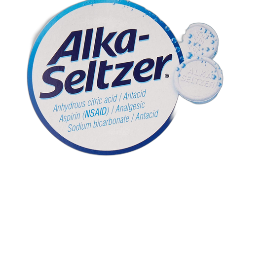 Alka-Seltzer Original Effervescent Tablets, 36 Count (Pack of 2)