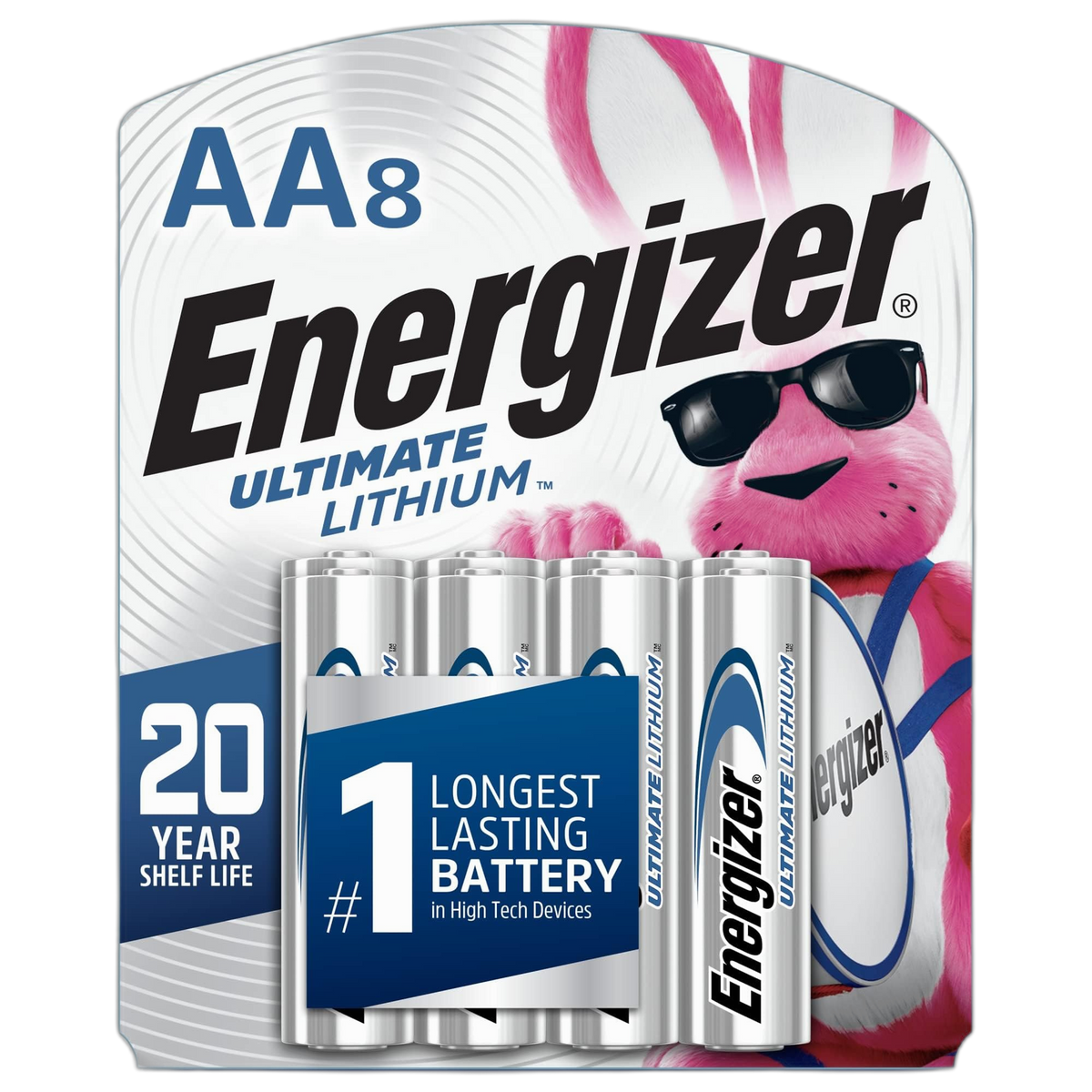 Energizer 06282 - AA Cell 1.5 Volt Ultimate Lithium Battery (8 Pack) (L91SBP-8 Ultimate Lithium AA-8PK)
