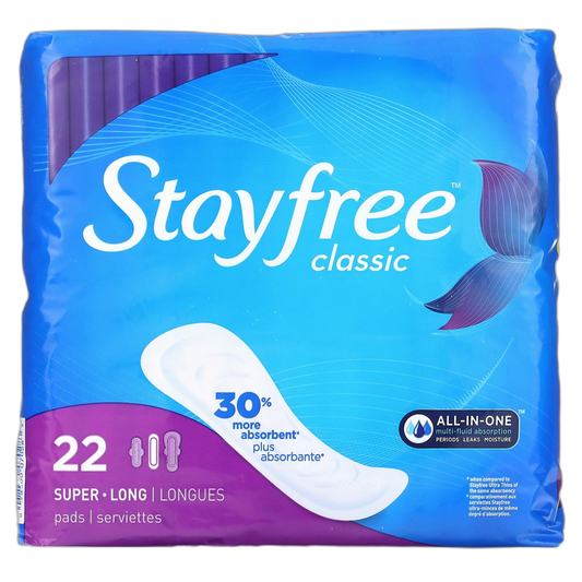 Wholesale Stayfree Maxi Pads Classic 22ct SPR Long
