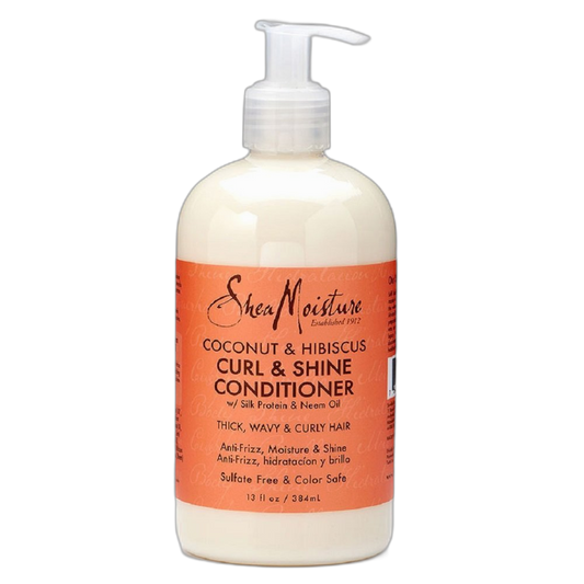 SheaMoisture Coconut & Hibiscus Curl & Shine Conditioner, 13 Ounce