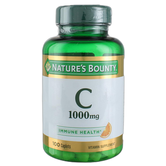 Nature's Bounty Vitamin C, 1000mg, 100 Caplets (Pack of 3)