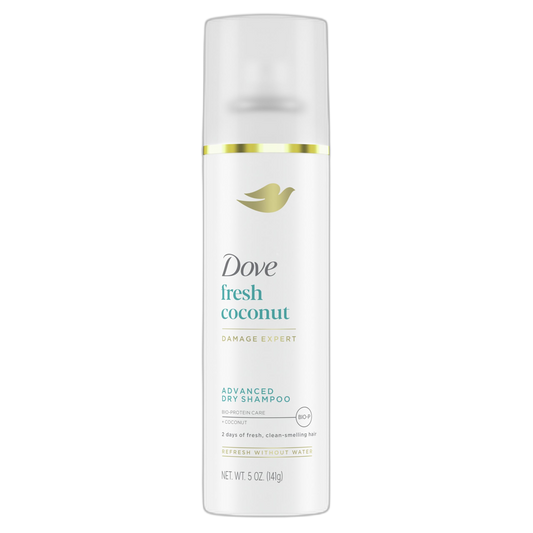 Dove Advanced Dry Shampoo Fresh Coconut Refresh Without Water Dry Shampoo Spray Absorbs Excess Oil Without Visible Residue 5 oz