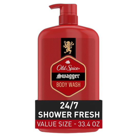 Old Spice Swagger Scent of Confidence, Body Wash for Men, 33.4 fl oz