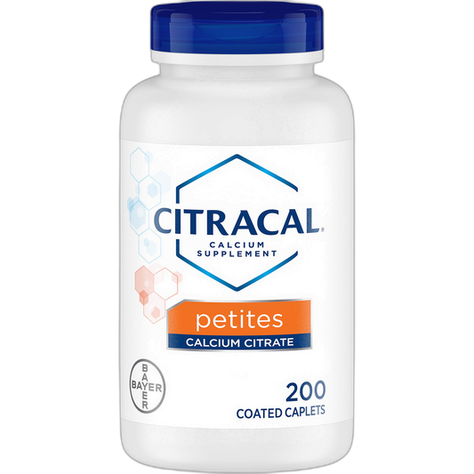Citracal Calcium Citrate + D3 Petites Tablets - 200 ct, Pack of 4