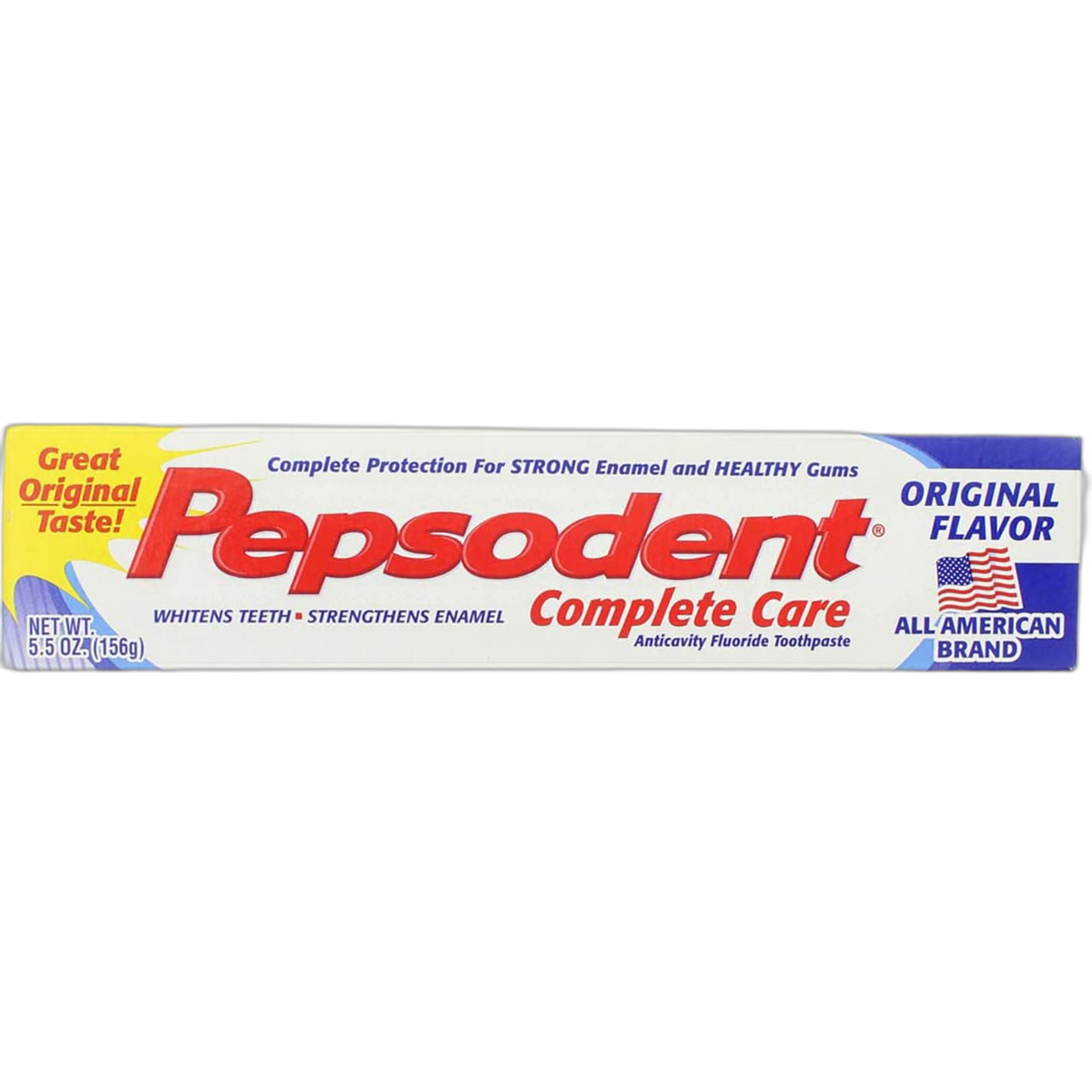 Pepsodent Complete Care Anticavity Fluoride Toothpaste Original Flavor - 5.5 oz, Pack of 6
