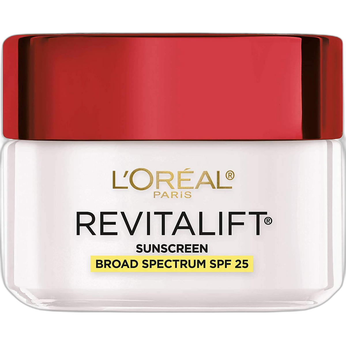 L'Oréal Paris Revitalift Anti-Wrinkle and Firming Face Moisturizer with SPF 25, Pro-Retinol and Centella Asiatica, Paraben Free, 1.7 oz (Packaging may vary)