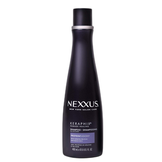 Nexxus Keraphix Shampoo for Damaged Hair Keraphix with ProteinFusion Silicone-Free with Keratin Protein and Black Rice 13.5 oz