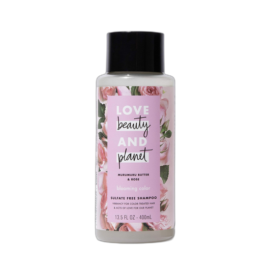 Blooming Color Shampoo, Murumuru Butter & Rose, 13.5 fl oz (400 ml), Love Beauty and Planet