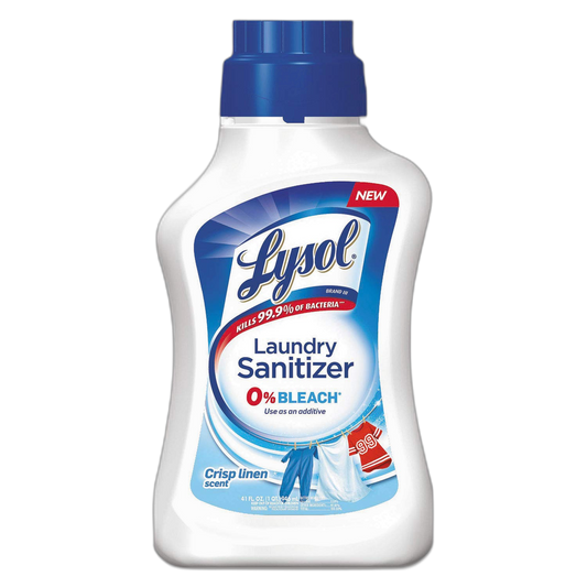 Lysol 95871 Laundry Sanitizer, Liquid, Crisp Linen, 41 Oz, 6/Carton