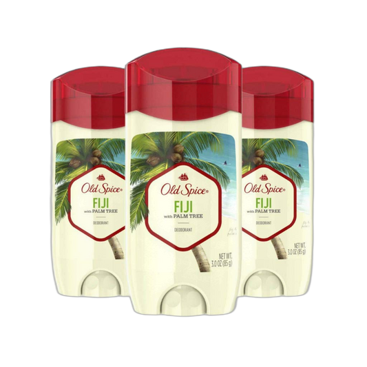 Old Spice Aluminum Free Deodorant for Men, Fiji with Palm Tree Scent, 3.0 Ounce, (Pack of 3)