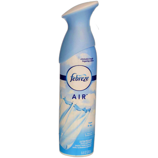 Febreze Odor-Eliminating Air Freshener Spray, Linen and Sky, 8.8 oz (Pack of 3)
