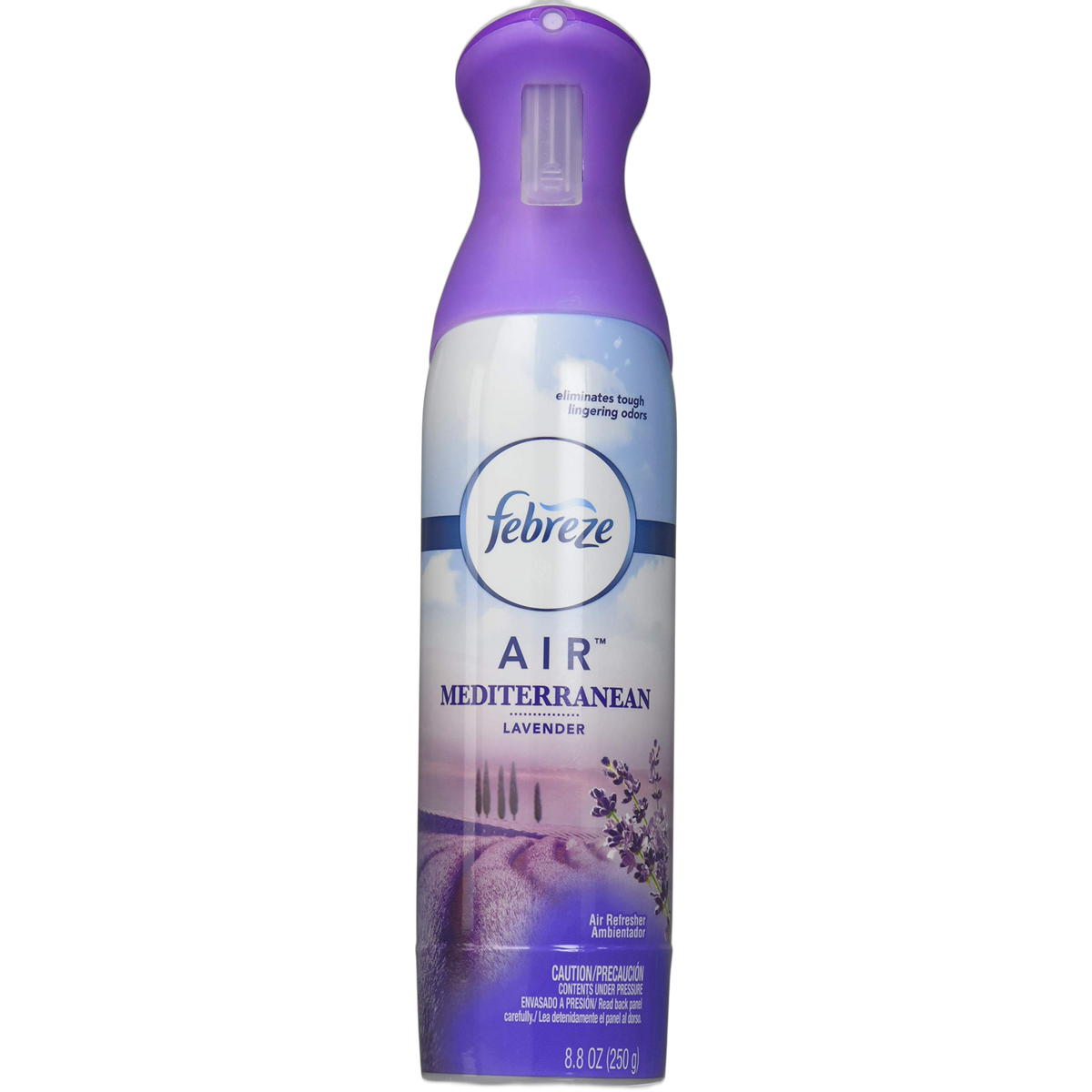 Febreze Air - Air Freshener Spray - Mediterranean Lavender - Net Wt. 8.8 OZ (250 g) Per Bottle - Pack of 3 Bottles
