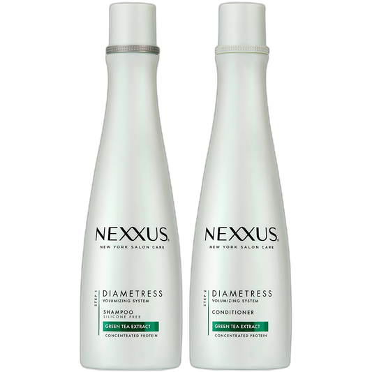 (1) Nexxus DIAMETRESS Shampoo & (1) Nexxus DIAMETRESS Conditioner - 13.5 oz (400 ml) EACH - Volumizing System, for Fine and Flat Hair