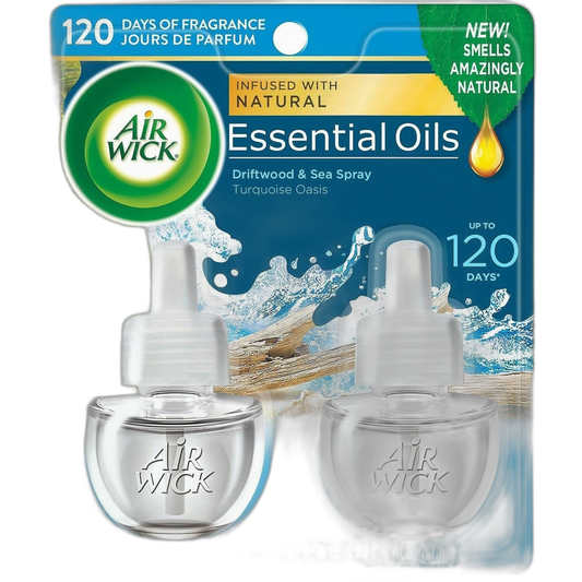 Airwick 91109 Airwick Scntd Oil Warmer Refill, 2/.67oz., Turquoise Oasis