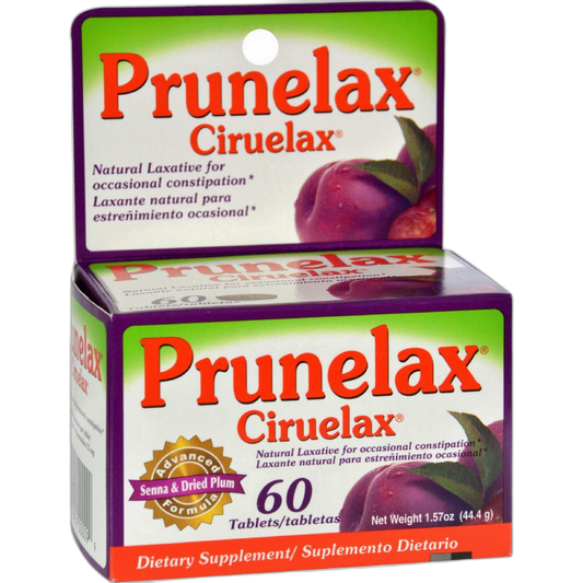 Prunelax Ciruelax Laxatives Tabs - 60ct