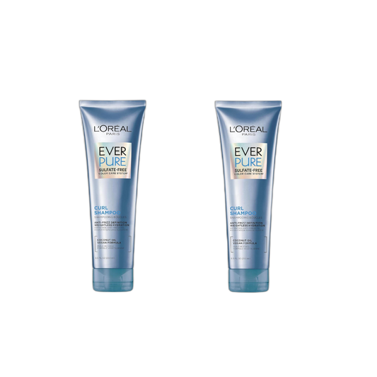 L'Or?al Paris EverCurl HydraCharge Shampoo Sulfate Free, 8.5 Fluid Ounce (Pack of 2)