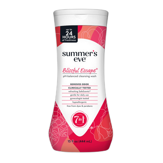 Summer's Eve Blissful Escape Daily Refreshing All Over Feminine Body Wash, Removes Odor, Feminine Wash pH Balanced, 15 fl oz