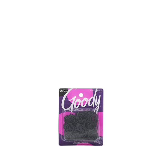 Goody Classics Rubberband, Black, 250-Count
