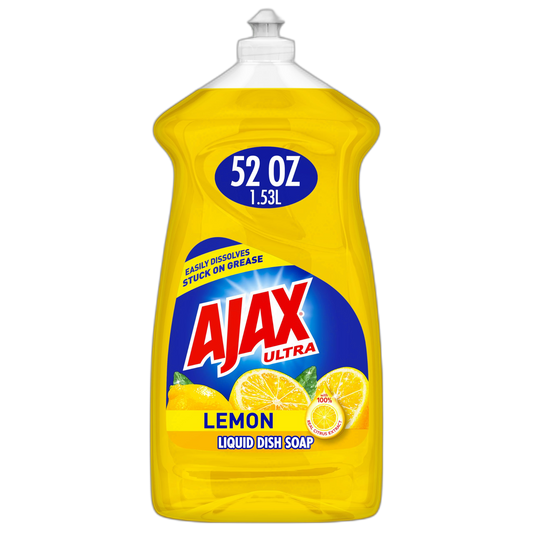 Ajax Ultra Super Degreaser Dish Soap, Lemon Scent, 52 fl. oz. (149861)
