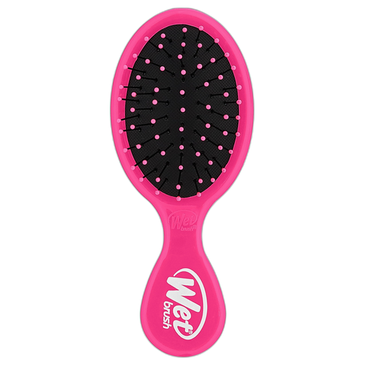 Wet Brush Mini Detangler Hair Brush, Pink, Detangling Travel Hairbrush, Ultra-Soft IntelliFlex Bristles Glide Through Tangles with Ease, Pain-Free, All Hair Types