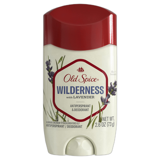 Old Spice Antiperspirant Deodorant for Men Inspired by Nature Wilderness With Lavender Invisible Solid 2.6 oz