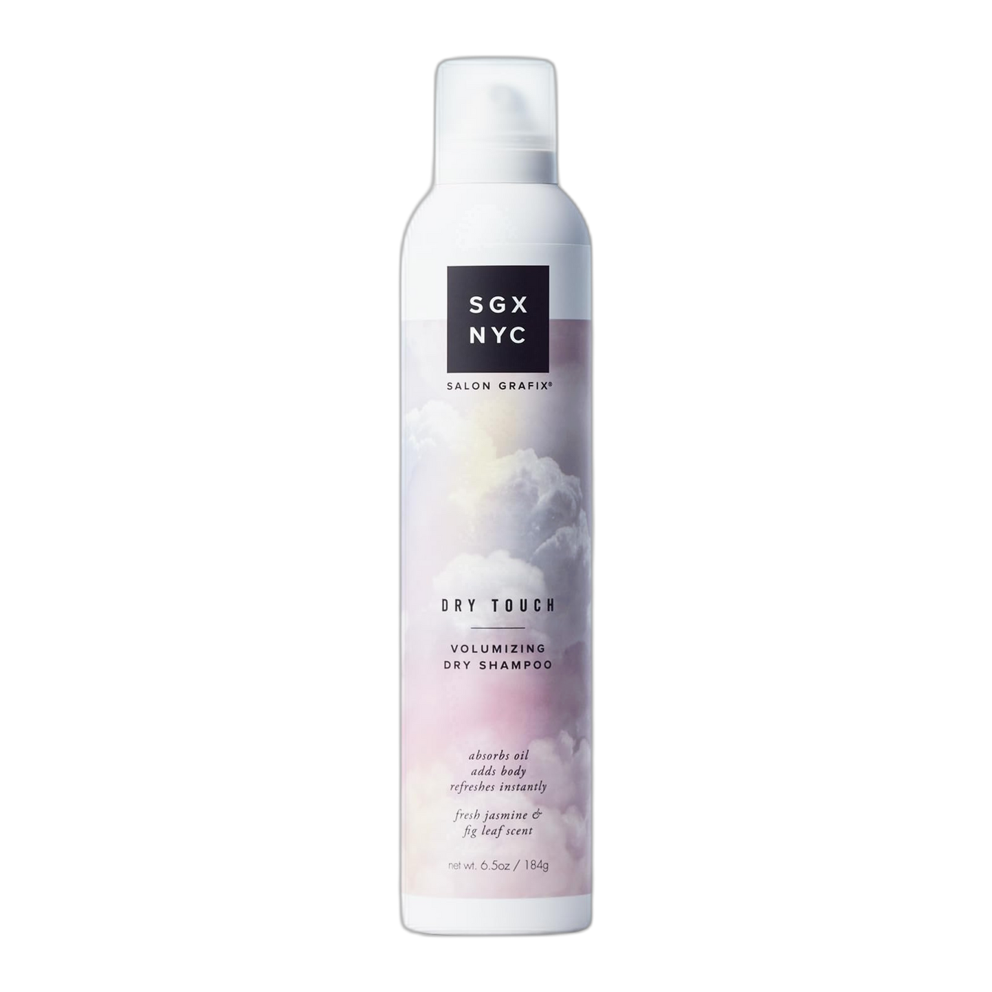 SGX NYC Dry Touch Volumizing Dry Shampoo - Paraben Free, Vegan Dry Shampoo Spray Absorbs Excess Oil - Fresh and Bouncy Hair with No Residue - 6.5 oz