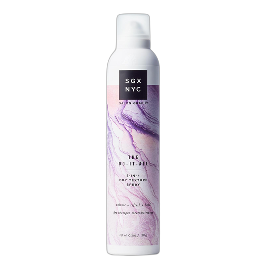 SGX NYC Dry Texture Spray - 3-in-1 Versatile Dry Shampoo and Hairspray for Refreshed Hair - 6.5 oz - UV Protection, Paraben Free, Vegan Friendly, Cruelty Free