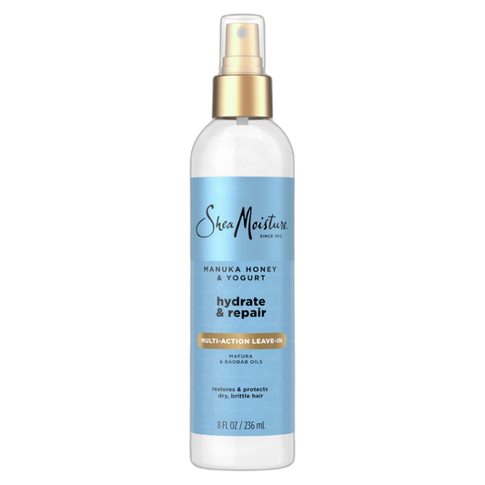 SHEA MOISTURE Manuka Honey and Yogurt Hydrate Plus Multi-Action Leave-Insex Treatment, 8 Ounce