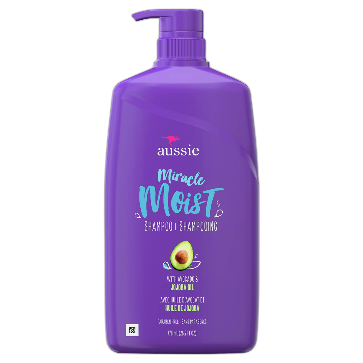 Aussie Shampoo Miracle Moist 26.2 Oz Pump, 26.2 Oz (381519186776)